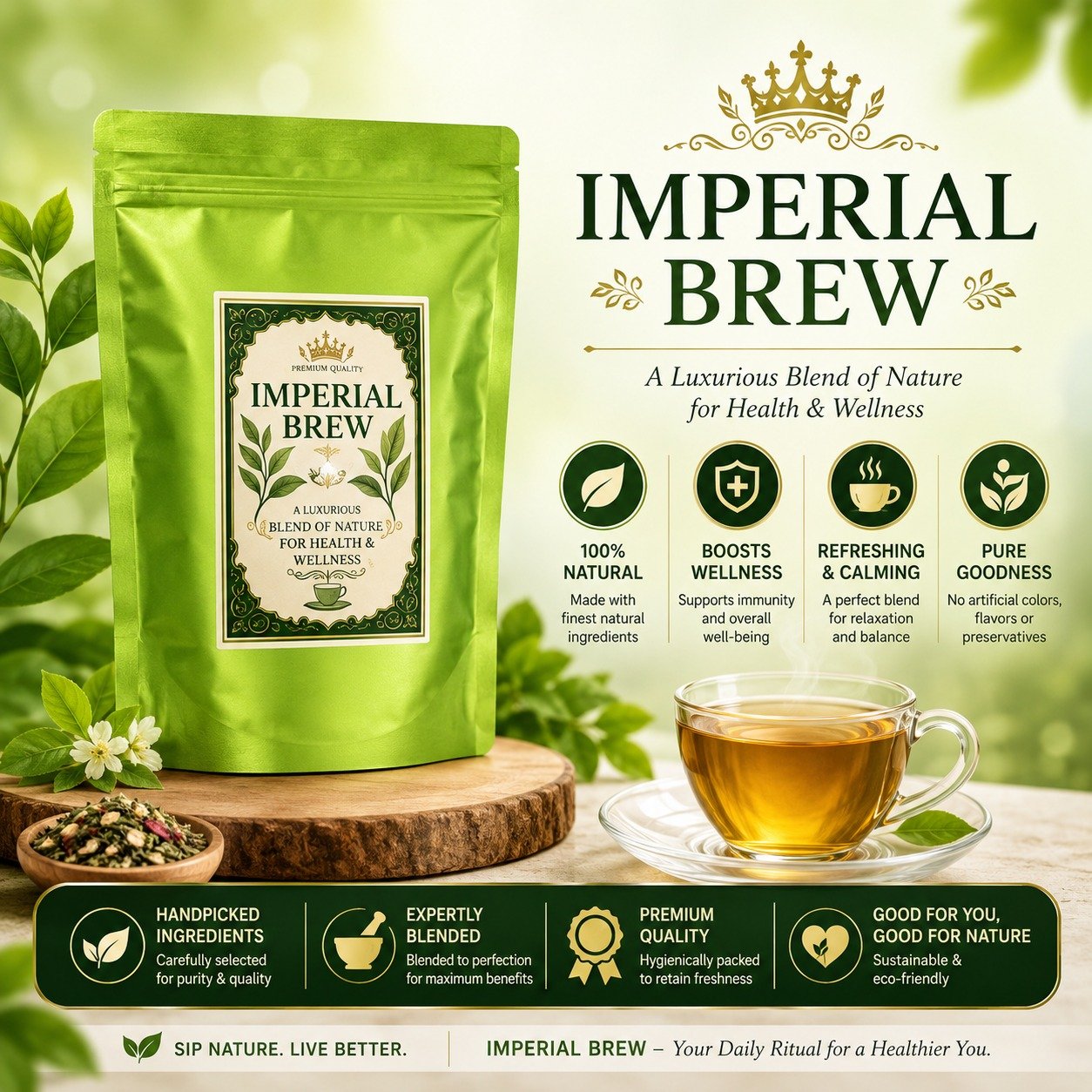 Imperial Brew Darjeeling Green Tea