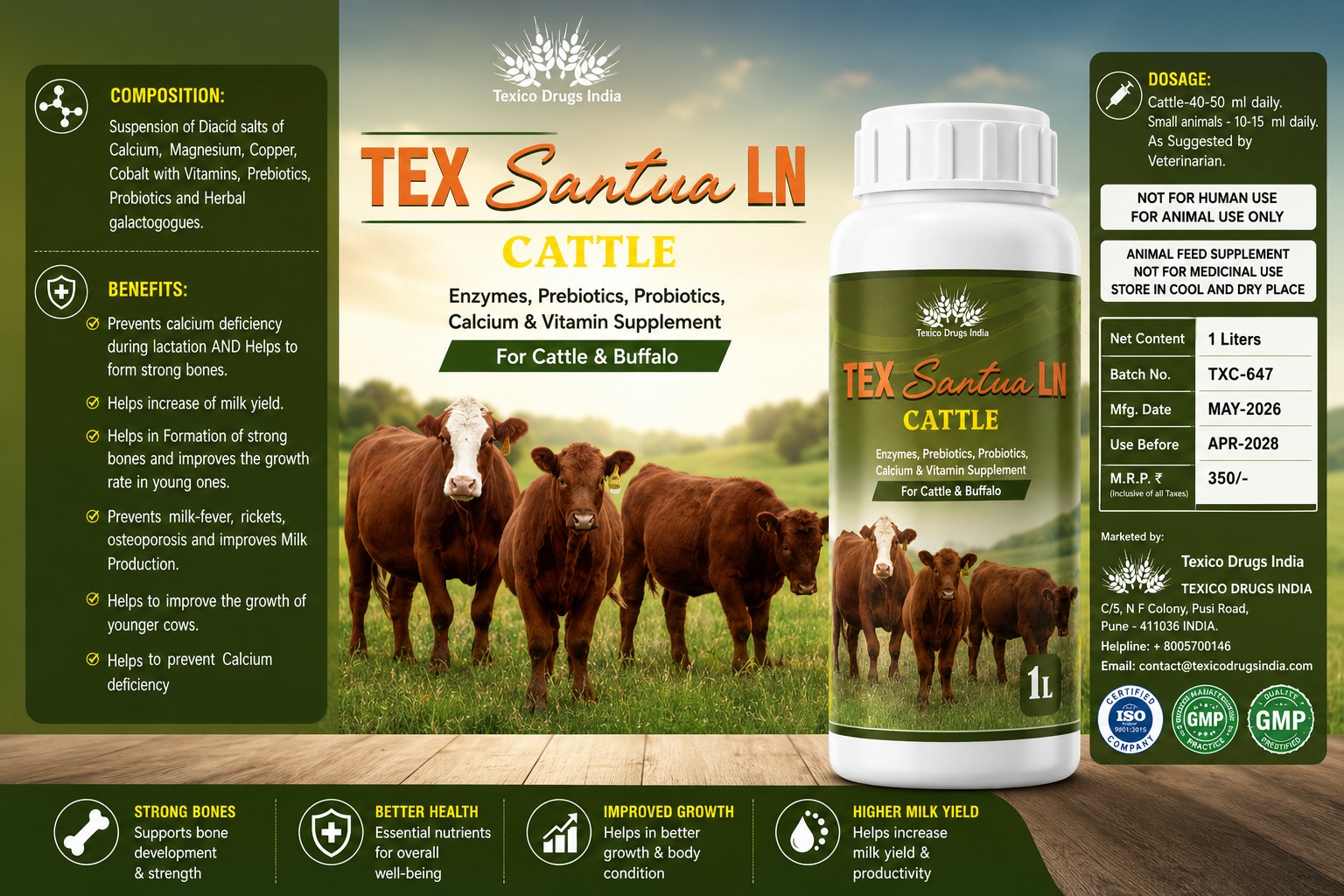 Tex Santua LN For Cattle