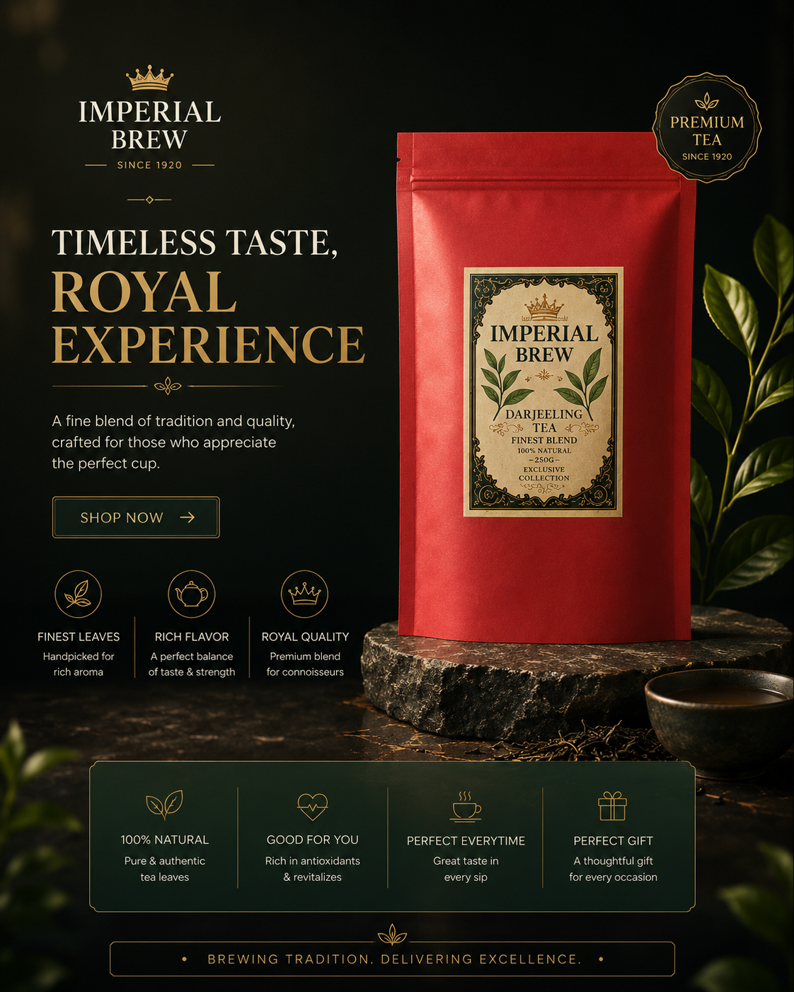 Imperial Brew Darjeeling First Flush Leaf Tea