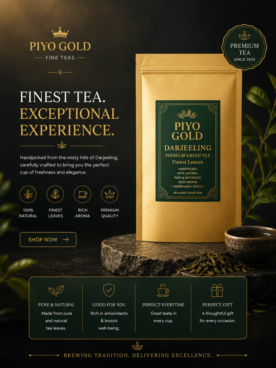 Piyo Gold CTC Darjeeling Tea